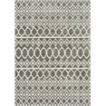 thumbnail image 2 of Well Woven Niria Grey Moroccan Tribal Diamonds Soft High-Lo Pile Area Rug 8x10 (7'10" x 9'10"), 2 of 8