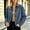 #8Light Blue, variant on Byworldtasic Women's Faux Suede Cropped Jacket Button Down Collared Shacket Transitional Oversized Outerwear Pocket