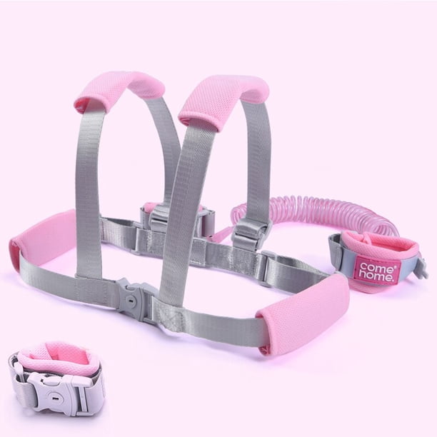 Correa de arnés de seguridad para bebé, pulsera antipérdida para caminar al aire libre