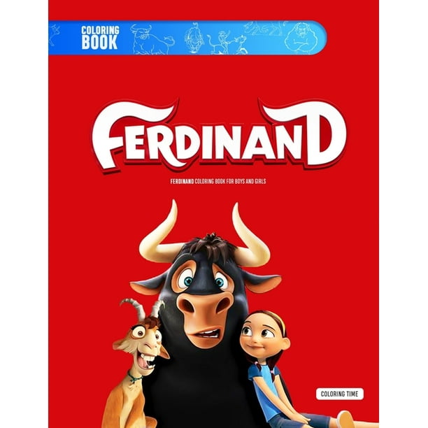 Ferdinand Coloring Book Paperback Walmart Com Walmart Com