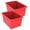 Red, variant on Storex Medium Classroom Storage Bin, Red, Pack of 2