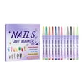 thumbnail image 2 of 12 Colors Nail Art Pens Set - Nail Art Markers, Nail Polish Pens for Diy Nail Drawing, Painting & Graffiti, Manicure Decoration Tools for Intricate Designs, 2 of 10