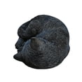 thumbnail image 5 of Nocturnal Elegance: Black Polyresin Sleeping Cat Figurine, 5 of 6
