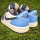 thumbnail image 2 of N I-K-E A i r-Jor-dan 1 Retro OG Low Mens Sz 9.5 Obsidian Blue Black White CZ0790-400, 2 of 6
