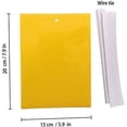 thumbnail image 2 of Shipping Tags With Wires For Garage Hanging Items, Manila Tags Quality Card Stock Versatile Application For Promotion Gifts Transportation Mailing (Yellow, 50 Pieces), 2 of 5