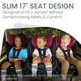 thumbnail image 7 of Britax Poplar S Convertible Car Seat, 2-in-1 Car Seat, Slim 17-inch Design, ClickTight, Ruby Onyx, 7 of 7