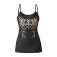 thumbnail image 3 of Blotona Women Gothic Camisole Graphic Print Sleeveless Sling Tank Tops Fashion Wild Summer Backless Punk Vests Streetwear, 3 of 9