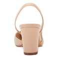 thumbnail image 2 of MARC FISHER Womens Light Natural Beige Toe Cap Laynie Block Heel Slip On Dress Slingback 7.5 M, 2 of 4