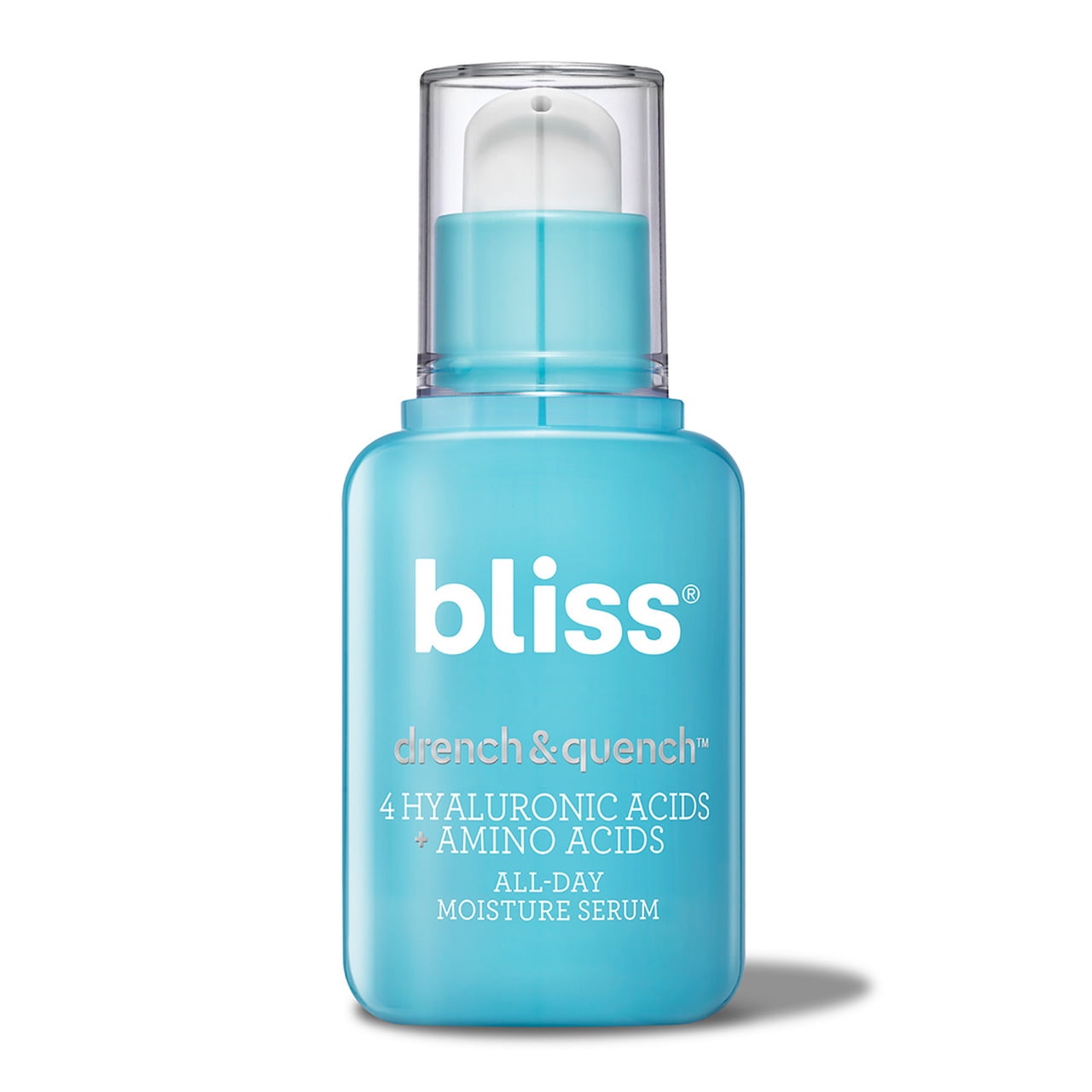 Drench and Quench  Hyaluronic Acid Serum with 4 Hyaluronic Acids + Amino Acids for All Day Moisture, 1 fl oz