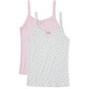 Rene Rofe Girls 7-16 Two Pack Pointelle Camisole(Pink 10/12)