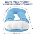 thumbnail image 2 of Funda para Almohada de Embarazo Sasttie Cooling 145 cm, 2 of 9