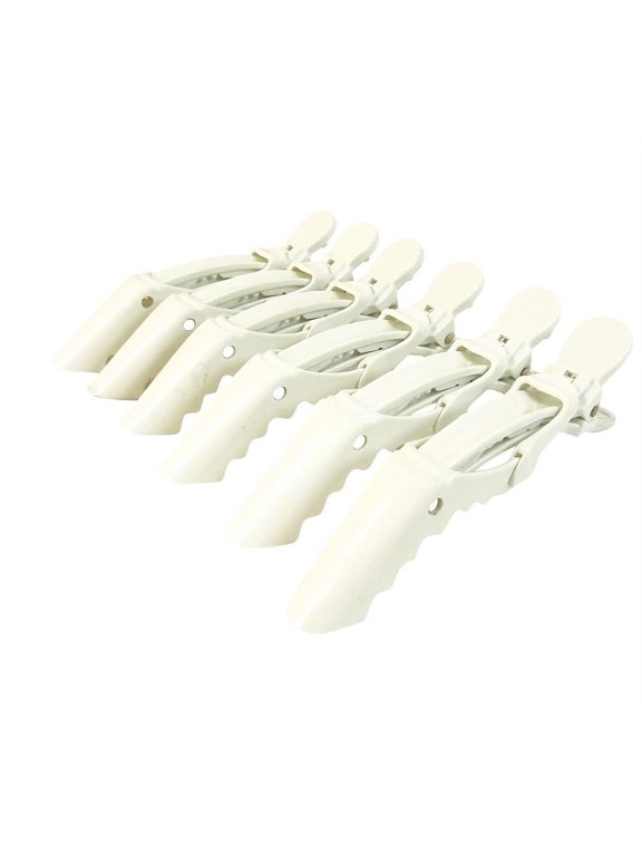 Strands Super Grip Clips White (6 pcs) - Pack of 5