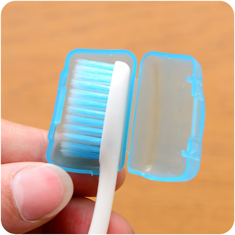 5pcs/bag Travel Toothbrush Head Cover Case Cap Brush Cleaner Protector Head 
