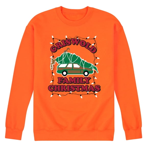 National Lampoon's Christmas Vacation - Griswold Family Holiday Lights - Men's Crew Neck Fleece Pullover