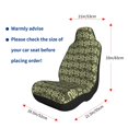 thumbnail image 4 of Naloa Green Snake Car Seat Covers 2PCs Front Car Seat Covers Universal fit for Most Cars SUVs and Trucks - 1, 4 of 5