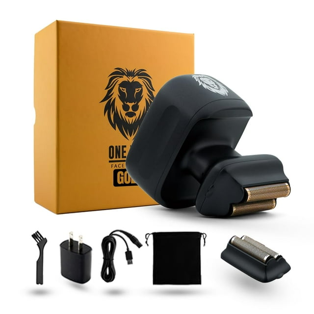Afeitadora facial eléctrica Skull Shaver One Lion Gold PRO para hombre