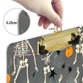 thumbnail image 6 of FORMRS Acrylic Clipboard with Low Profile Clip Standard A4 Letter Size, 12.5" x 9", Halloween Dancing Skeleton, 6 of 8