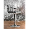 thumbnail image 2 of Furniture of America Reiley Modern Metal Adjustable Bar Stool in Gray, 2 of 8