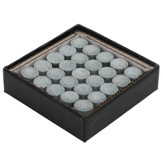 Billiard Pool Cue Tips,Pool Stick Tips Billiard Cue Tips with Storage Box for Pool Cues and Snooker50Pcs