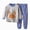 outfits001-Grey, variant on NOLDARES Outfit Set for Toddler Boys Long Sleeve Print Crewneck Cotton Tee Elastic Waist Pants 2 Piece Fall Winter Clothes Size:2-3 Y,Yellow