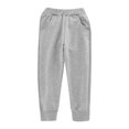thumbnail image 1 of Pantalones de Chándal de Lana para Niños Cintura Elástica Pantalones de Lana Cálidos Informales de Algodón Súper Suave para Invierno al Aire Libre Gris XL, 1 of 5