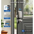 thumbnail image 6 of Veise Fingerprint Door Lock with 2 Knobs, Keyless Entry Door Lock with Knob, Electronic Keypad Deadbolt, Waterproof, Easy Installation, Satin Nickel, 6 of 8
