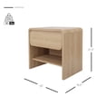thumbnail image 3 of New Pacific Direct Indoor Wood End Table, Brown, 3 of 13