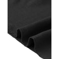 thumbnail image 6 of DARING DIVA Women's Summer High Waisted A Line Casual Long Maxi Skirts X-Small Black, 6 of 6