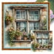 thumbnail image 1 of Hilo Algodón Ecológico Bordado Punto Cruz Con Ventana Impresa 11CT 50x50cm, 1 of 9