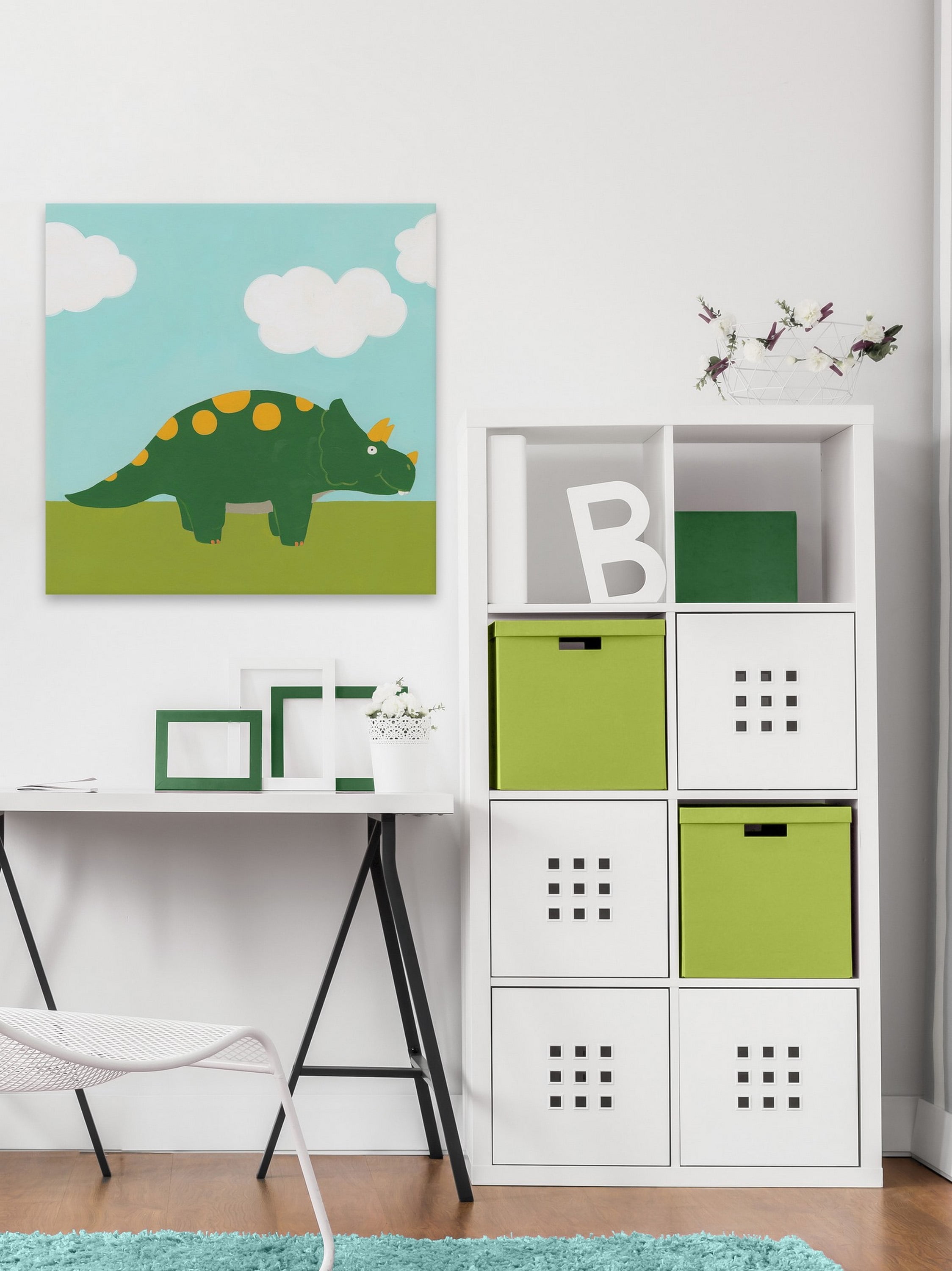 Marmont Hill Playtime Dino IV Canvas Wall Art