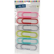 Hall Pass Paper Clips 4" 6/Pkg-Multicolor