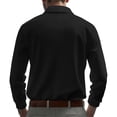 thumbnail image 4 of Enjoytime Long Sleeve Shirts for Men Collared Button Knit Lightweight Breathable Casual Workout Shirt, 4 of 8