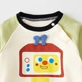 thumbnail image 5 of mgoYE Unisex Baby Girls Boys Infant Toddler Long Sleeve T-Shirts,Graphic Cartoon Cute Animals Print Comfort Crewneck Tee(Light Green,18-24 Months), 5 of 6