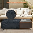 thumbnail image 7 of CazToi 56" Outdoor Propane Fire Pit Table, 50000 BTU with Wind Guard & Waterproof Cover, Complete Set for Patio & Backyard, 7 of 7