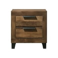 thumbnail image 3 of ACME Morales Nightstand, Rustic Oak Finish 28593, 3 of 4