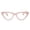 Clear Pink, variant on Premium Cat Eye TR-90 Reading Glasses for Women – Narrow–Medium Fit, Sturdy Frame, Spring Hinges, Stylish Readers, Clear Tortoise, +2.25