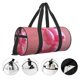 thumbnail image 3 of Balery Pink Balloon Puppy Art Bolsa de Gimnasio para Mujeres y Hombres, Bolsa de Viaje Impermeable, Bolsa de Fin de Semana con Compartimento para Zapatos y Bolsillo Húmedo, 3 of 6