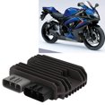 thumbnail image 1 of Regulador de Voltios de Motocicleta, Enchufe de Aleación de Aluminio de 12V y Juego Antirustia 21066-0028 Rectificador de Voltaje de Motocicleta para Modificación, 1 of 7
