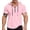 Pink, variant on Mens Golf Polo Slim Fit Zip Up Hooded Pure Basic Home Hiking Mens Rugby Shirt,Blue,3XL