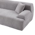 thumbnail image 6 of Harper & Bright Designs Convertible Modular Sectional Sofa L Shaped Reversible Couch Chenille Sleeper Combination Sofa for Living Room, Gray(No Metal Frame, Foam + Pocket spring Fill), 6 of 12
