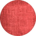 thumbnail image 1 of Ahgly Company Indoor Round Oriental Red Industrial Area Rugs, 4' Round, 1 of 4