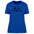 thumbnail image 1 of Cats Ears With Caption Cat Tee Women's -Image by Shutterstock, 1 of 1