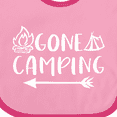 thumbnail image 4 of Inktastic Gone Camping Boys or Girls Baby Bib, 4 of 4