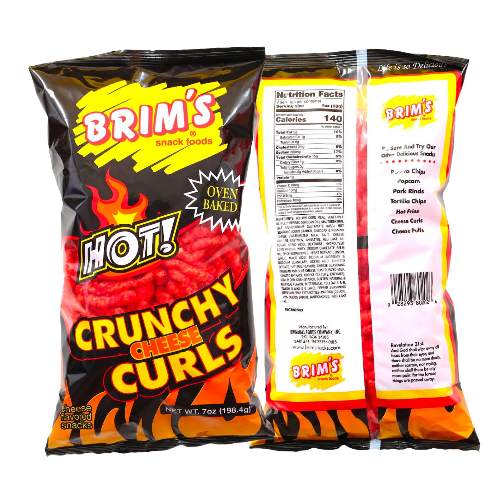Brim's Crunchy Hot Cheese Curls (7 oz., 6-pack) - image 5 of 6