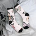 thumbnail image 5 of Vsdgher Beautiful Butterfly Crew Socks for Men & Women, Breathable Casual Athletic Ankle Socks, 5 of 6