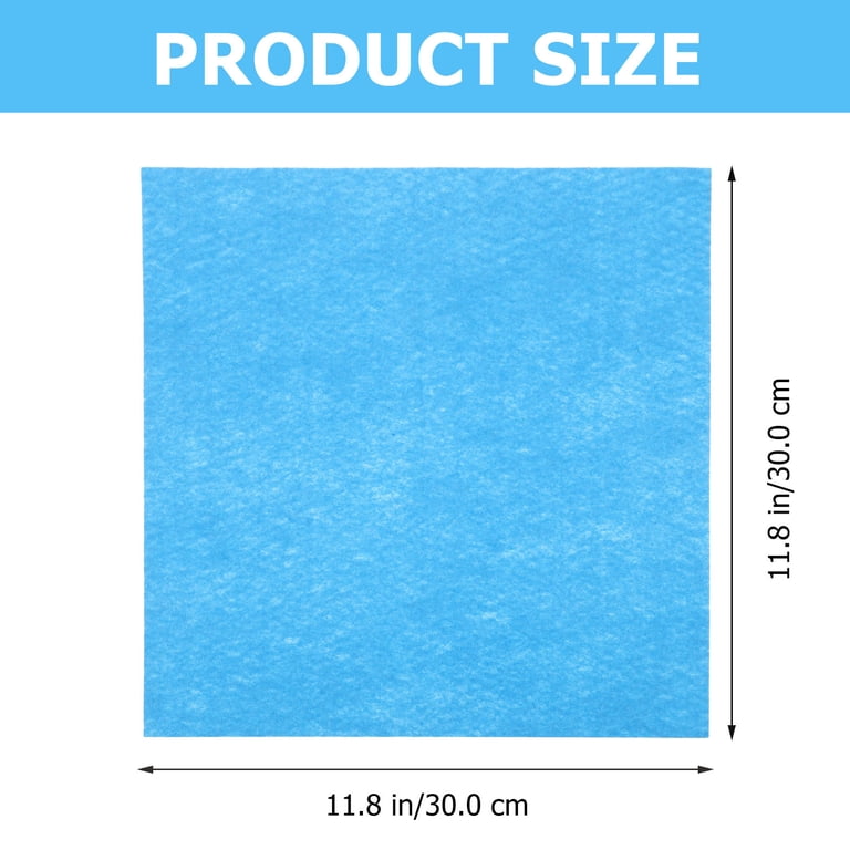 FOMIYES 18Pcs Blue Non Woven Felt Fabric Sheets for Easy DIY Crafting ...