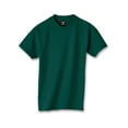 thumbnail image 1 of Hanes Beefy-T Boy`s T-Shirt, S, Deep Forest, 1 of 1