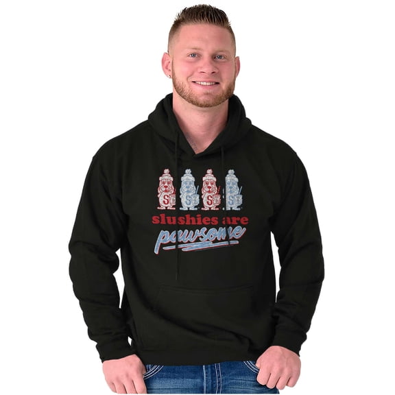 Slushies Puppies Pawsome Vintage Logo Hoodie Sweatshirt Women Men Brisco Brands S