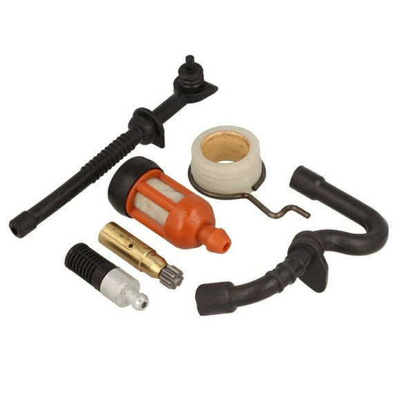 Dleadar MS170 MS180 Chainsaw Oil Service Kit Replacement Parts with Worm Gear Pump Fuel Pipes Filter for Outdoor Power Equipment Maintenance