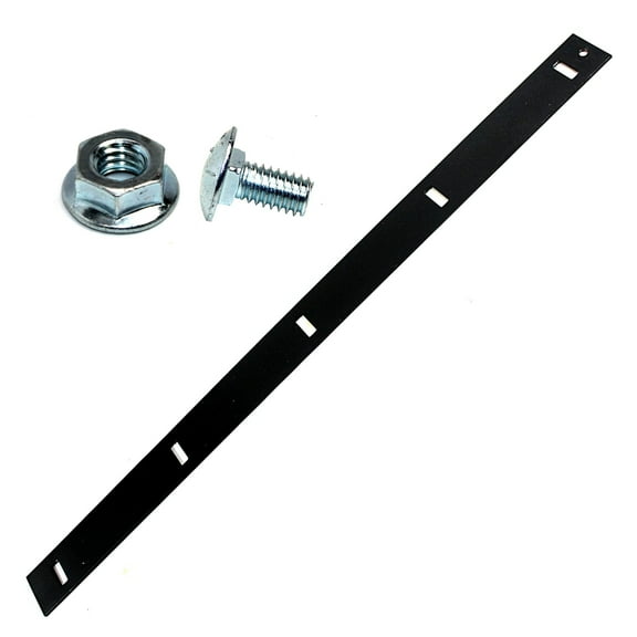 Husqvarna Snowblower Auger Scraper Bar Kit w Nut & Bolt / ST 2109, 227, 8527, 9027, 10527, 12527, 145270, 1027 STE / 532404932, 532155377, 872110505